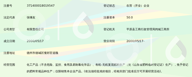 德州春源大丰产肥料