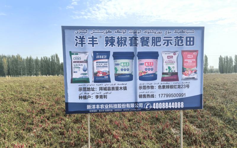 新洋丰肥料产品让新疆辣椒种植圈合二为一